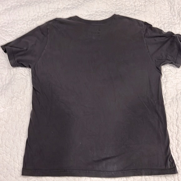 Nike short sleeve crew neck cotton casual T shirt charcoal gray XL regular fit - Picture 4 of 4